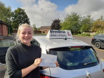 Roger from StreetDrive was honestly the best driving instructor I could have! After having the not best start to driving he put me at ease and kept me calm. 

He is honestly an asset to your company and I couldn’t thank him enough, would very highly recommend - Passed Thursday 3rd October 2019...