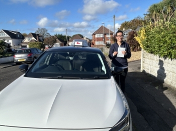 Congratulations to ”Melanie” who passed her car test this afternoon with “Louise” at Poole DTC.<br />
<br />
Very well done, enjoy the freedom & stay safe! 👏 🎉 🙌<br />
<br />
Passed Friday 25th September 2024.